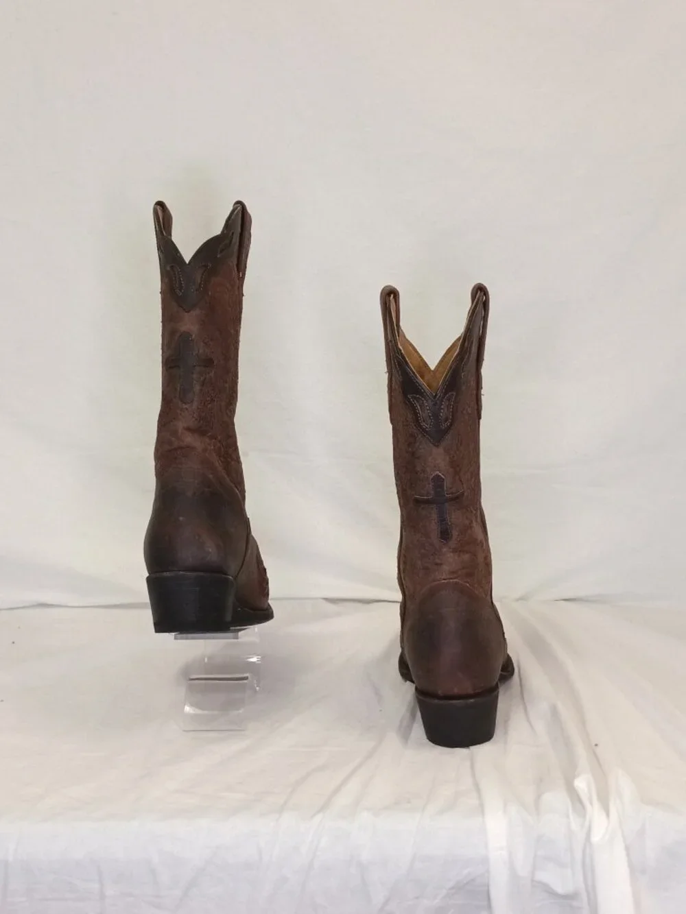 JB Dillon Winged Cross Cowgirl Boots